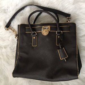 Michael Kors Large Chocolate Brown Hamelton